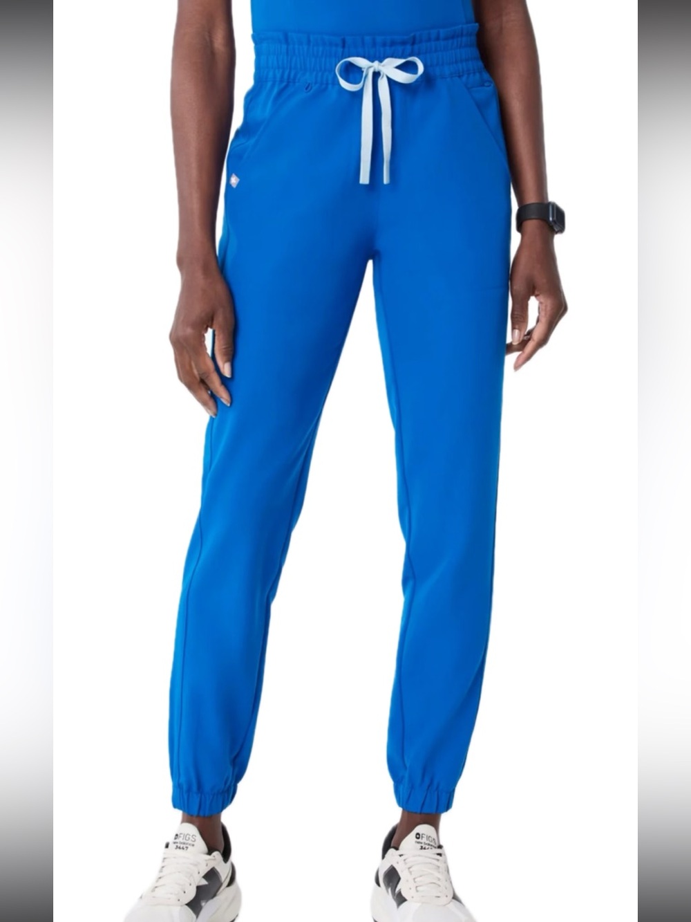 FIGS Royal Blue Regina High Waisted Slim Jogger - Scrub Pant, Small